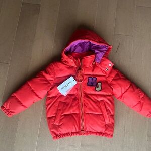 The Marc Jacobs NWT kids puffer jacket size 6